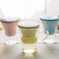 Glass Tea Cup Double Wall Glass Cup